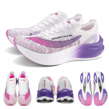 IRUNSVAN Scarpe da maratona leggere da uomo, scarpe da corsa, scarpe sportive traspiranti, scarpe casual comode, scarpe da allenamento atletico, unisex
