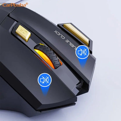 Wireless Bluetooth Rechargeable Gaming Mouse with RGB Backlight, Ergonomic Silent Computer Mouse, 7 Keys, Adjustable DPI for PC Laptop