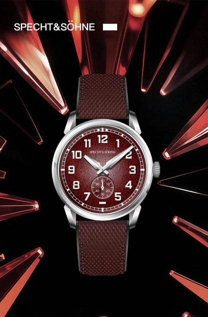 Specht & Söhne New Automatic Mechanical Wristwatches For Men Japan C3 Luminous Sapphire Crystal Sports Watch ﻿5Bar Waterproof