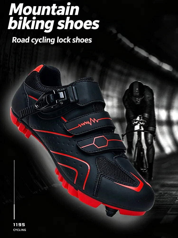 Men Road Bike Cycling Shoes Women Cycling Sports Shoes Compatible With SPD&Look Delta Cleats Outdoor Mountain Bike Cycling Shoes