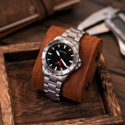 Militado ML16 Watch VH31 Sweep /515 Quartz Movement Sapphire Crystal BGW9 Luminous 200m Water Resistance 38mm Men's Vintage Wath
