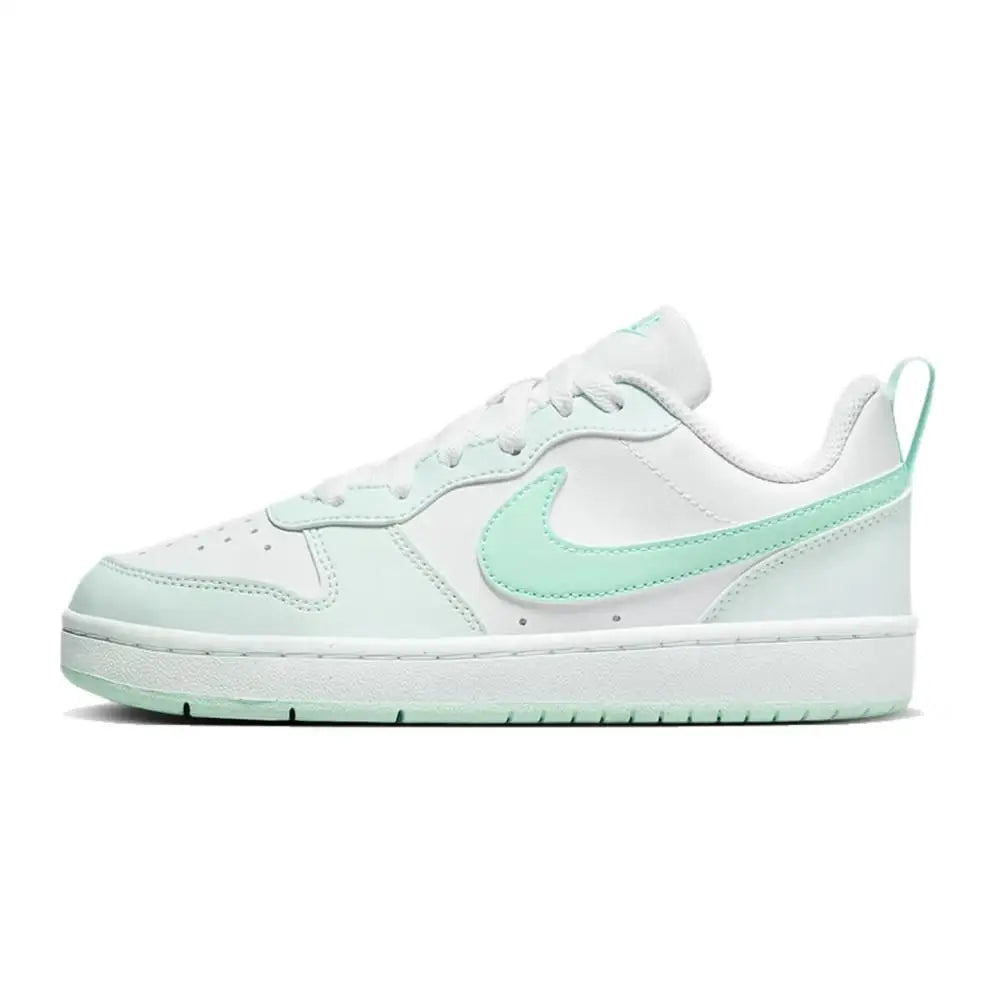 Nike COURT Women's Stylish, Versatile, and Comfortable Sneakers: Casual, Non-Slip, Durable in White and Mint Green FZ3539-100