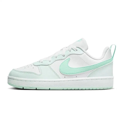 Nike COURT Women's Stylish, Versatile, and Comfortable Sneakers: Casual, Non-Slip, Durable in White and Mint Green FZ3539-100