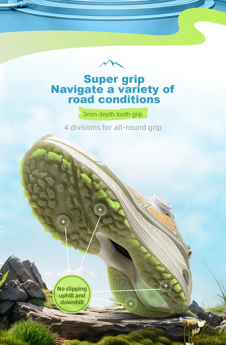 Zapatillas de running para exterior ONEMIX: zapatillas elásticas de trail para hombre, ligeras y transpirables; zapatillas para mujer; zapatillas informales para pareja; zapatillas impermeables.