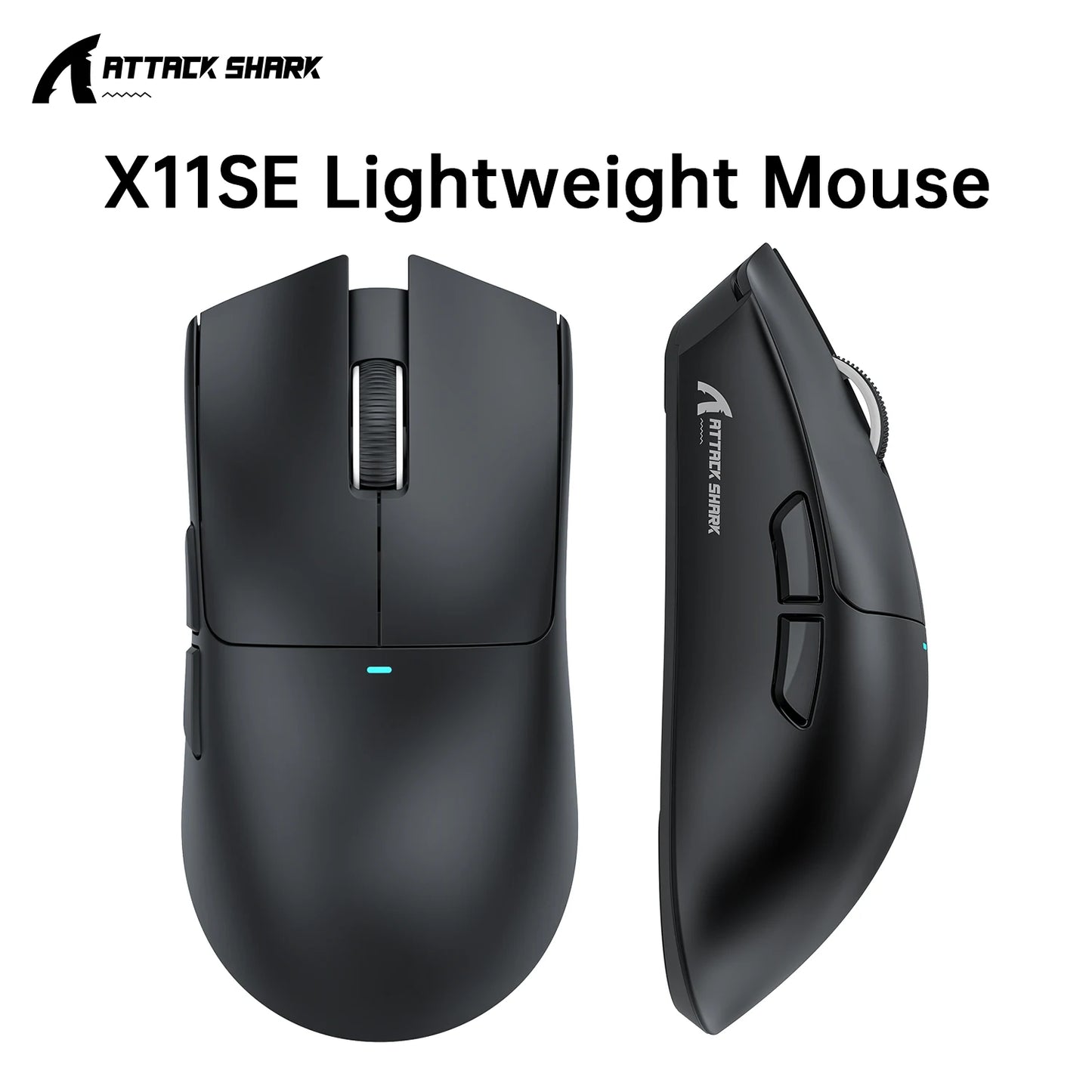ATTACK SHARK X11 SE Wireless Gaming Mouse 22000 DPI, PixArt PAW3311 Sensor, Tri-Mode Bluetooth, 2.4G & Wired, Lightweight RGB Gaming Mouse