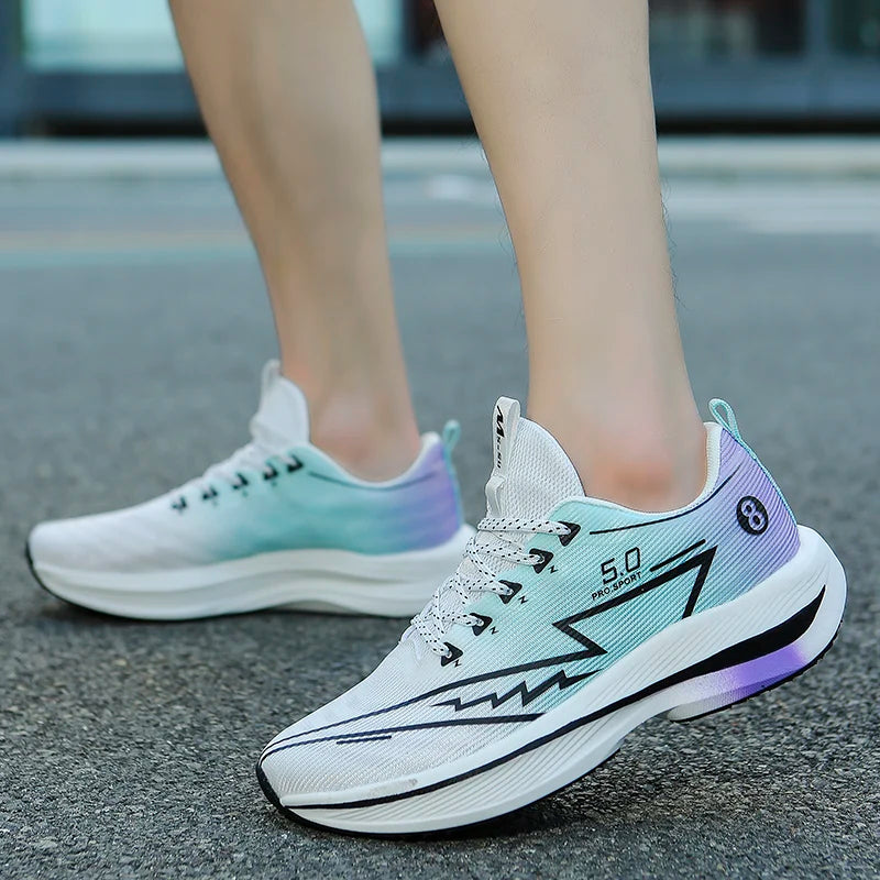 Men Sports Running Shoes Casual Marathon Lightweight Women's Comfortable Athletic Nonskid Walking Sneakers Outdoors Couple Shoes