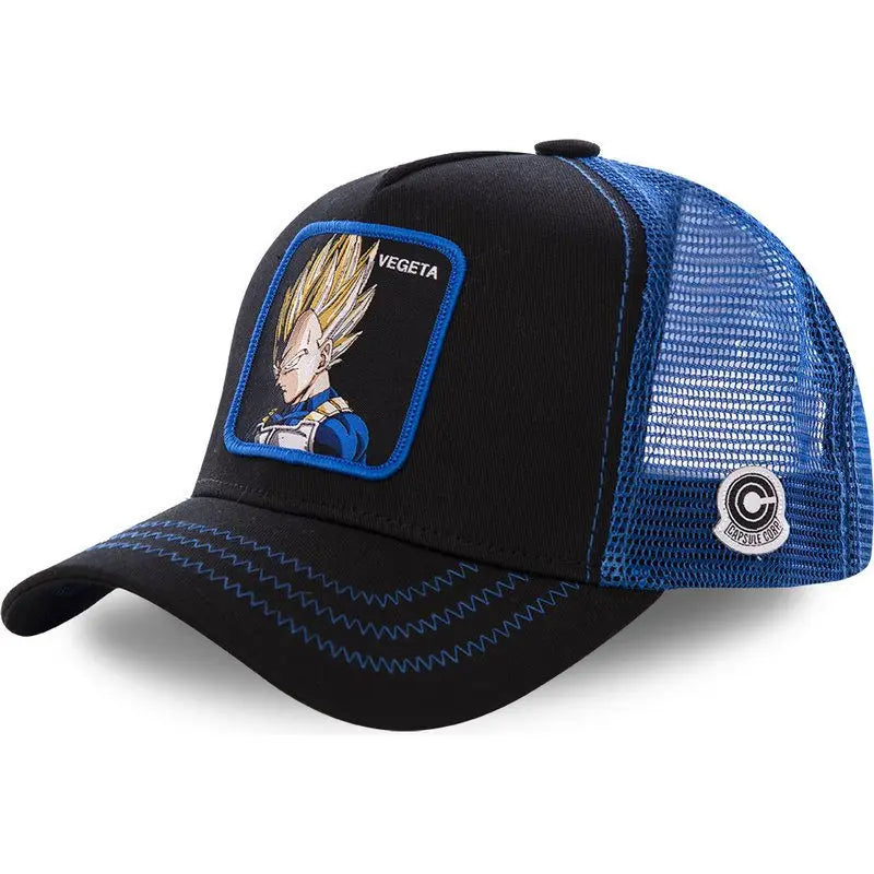 Casquette de baseball en coton Dragon Ball Styles Anime Son Goku - Hommes et femmes - Hip-hop - Papa - Casquette en maille ajustable - Casquette de camionneur