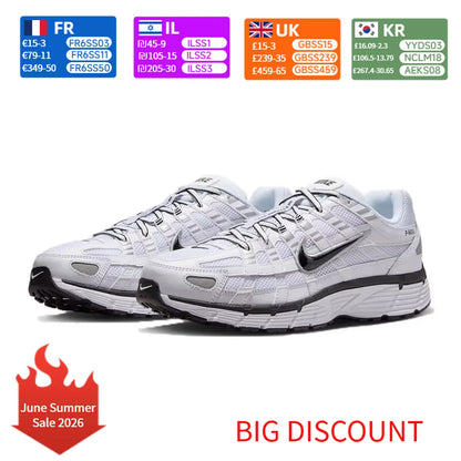 „Nike P-6000“ vyriški bėgimo bateliai, retro stiliaus, su aukščiausios kokybės amortizacija, lengvi ir patogūs kasdieniam nešiojimui, CD6404-107