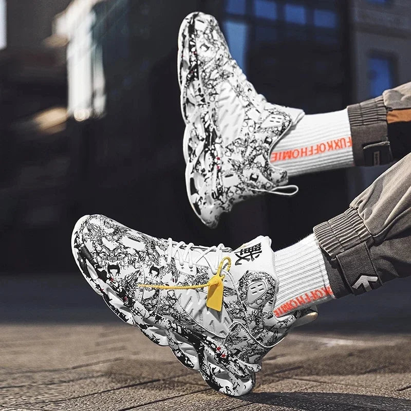 Chaussures de basket coordonnantes légères pour hommes, baskets d'entraînement, chaussures de marche, baskets de sport, grande taille, 46, nouveau, 2024