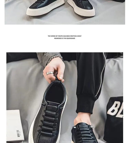 Pánske tenisky, voľnočasová obuv, pánske balerínky, Zapatillas Hombre, ľahká obuv z PU kože, priedušná obuv, pánska biela športová obuv, tenisky
