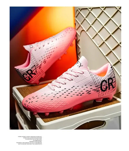 Lage voetbalschoenen met lange TF-noppen, slijtvast en flexibel, geschikt voor buitensporten op het veld