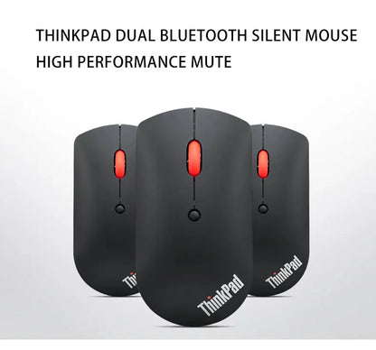 Lenovo ThinkPad Wireless Mouse 4Y50X88822 Dual Bluetooth Wireless Mouse, Ergonomic Office Mouse, 2.4GHz Laptop Mouse for Windows & Mac