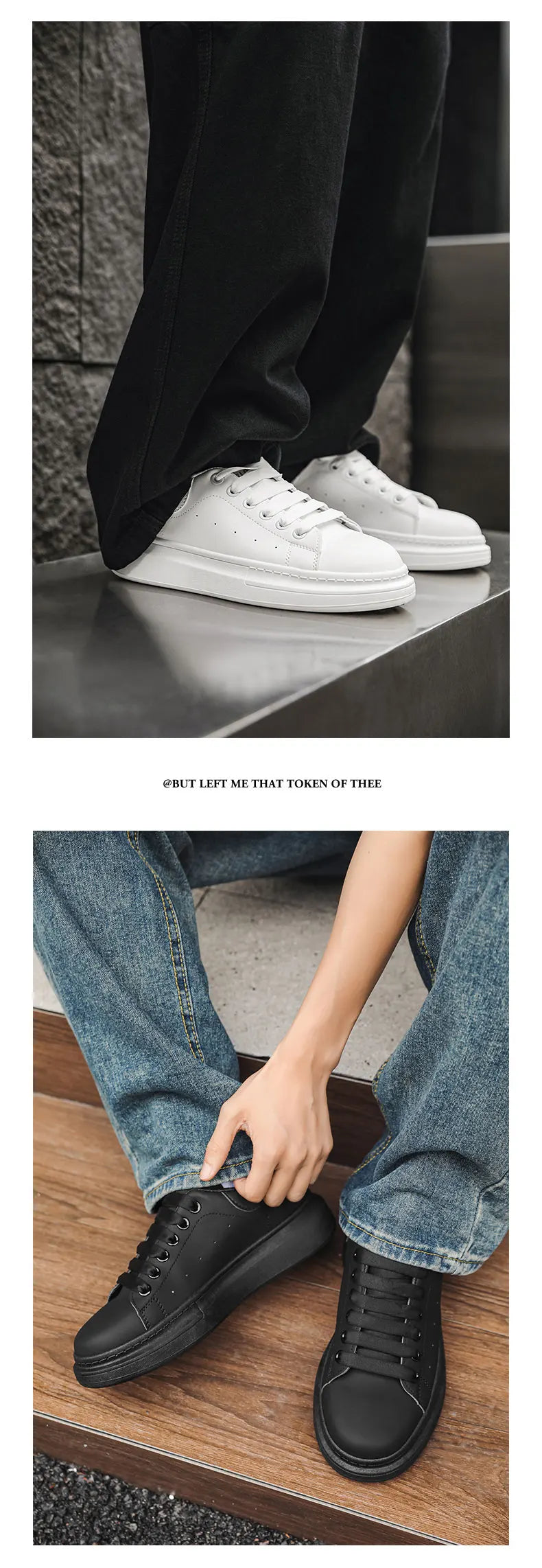 White Minimalist Sneakers For Men Comfy Leather Casual Sneakers Man Platform Skateboard Shoes Outdoor Low-cut Men's Sports Shoes