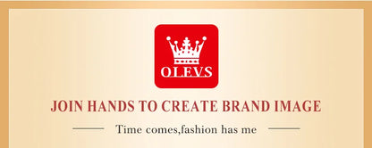 OLEVS Men's Watches Classic Multifunctional Fltwheel Chronograph Original Quartz Wristwatch Moon Phase 24 Hour Waterproof reloj