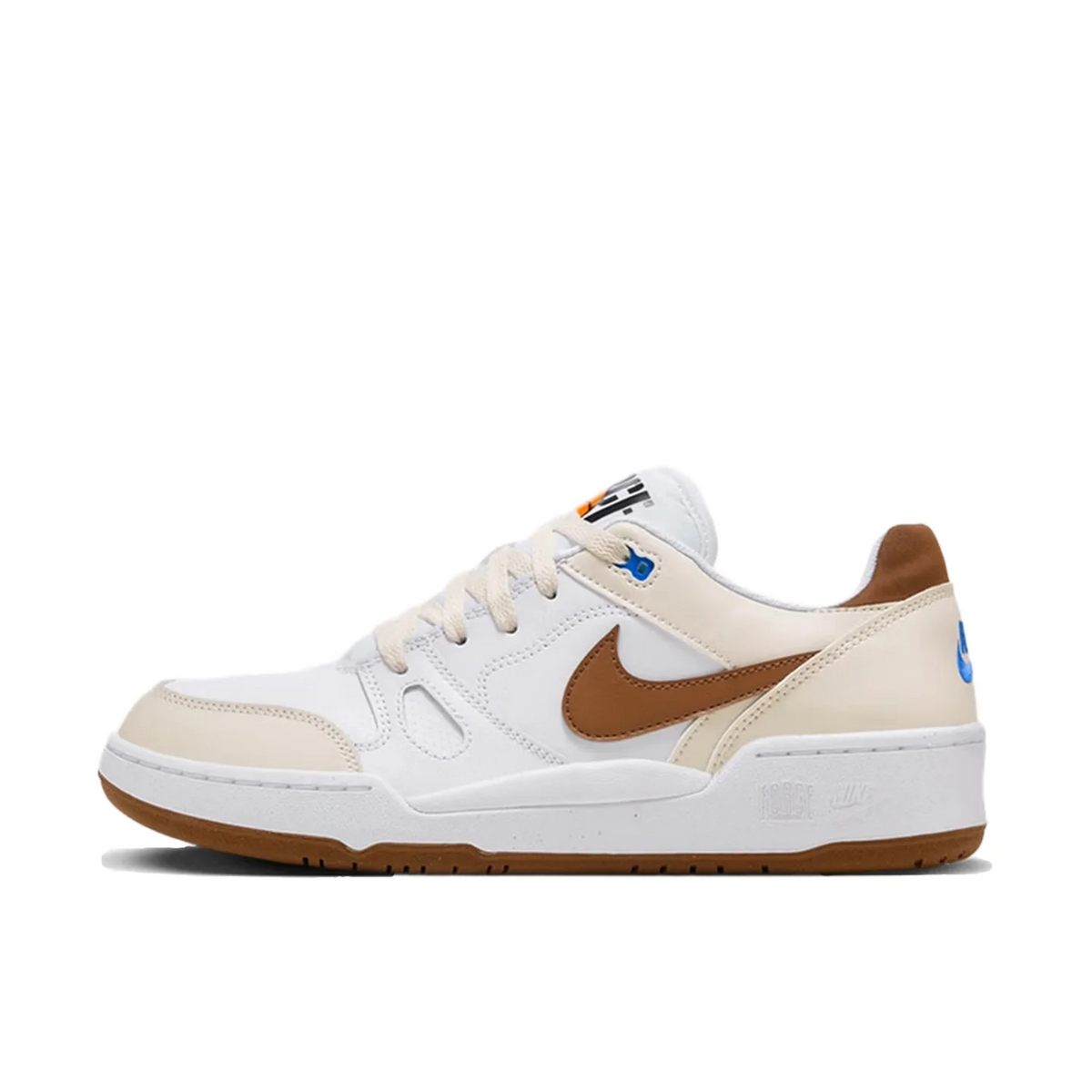 Buty skateboardowe Nike Ful Force Low-Top dla mężczyzn, czarne/białe/niebieskie, HJ7262-100