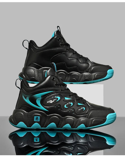 Chaussures de basket-ball pour hommes, respirantes, amortissantes, antidérapantes, résistantes à l'usure, chaussures de course, chaussures de sport pour l'entraînement en salle de sport, baskets athlétiques pour hommes
