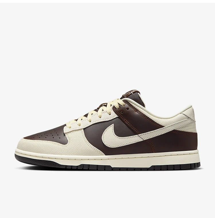 Nike Authentic Dunk Low Men's Durable Classic Leather Breathable Sneakers IH7333-200