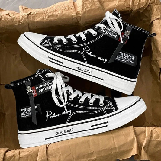 2026 Nouvelles chaussures de mode pour hommes, chaussures montantes en toile, baskets de créateur classiques, chaussures basses de tennis, chaussures décontractées d'été respirantes, Zapatos