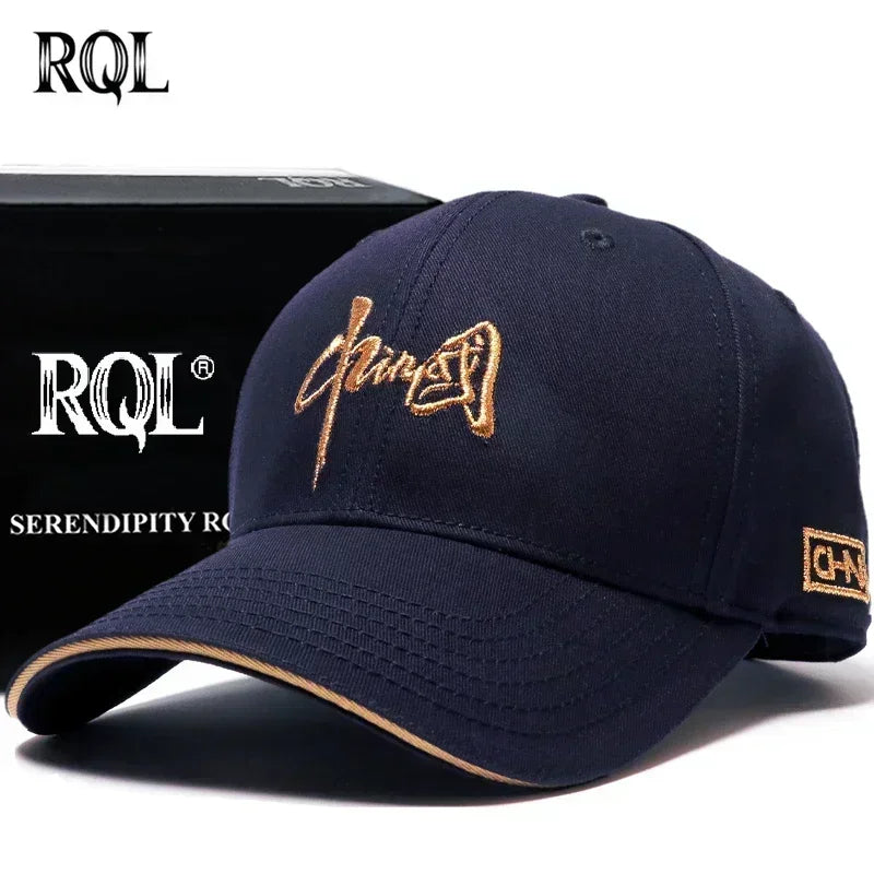 Men's Hat Baseball Cap for Men New Fashion Luxury Brand Embroidery Chinese Style Big Size Cotton Trucker Hat HipHop For 4seasons
