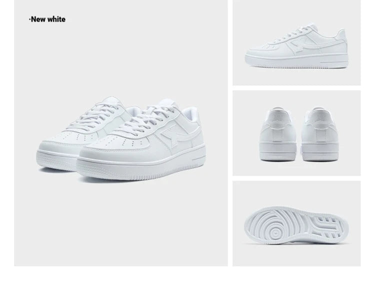 Xtep White Sneakers Female 2026 Spring Couples Versatile Trendy Casual Thick-soled Increase Sports Women Shoes 874118319851