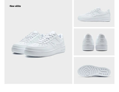 Xtep White Sneakers Female 2026 Spring Couples Versatile Trendy Casual Thick-soled Increase Sports Women Shoes 874118319851
