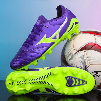 Chaussures de football pour hommes, chaussures de football d'intérieur pour adultes, crampons de football antidérapants, crampons de sport ultralégers pour matchs, crampons de futsal, crampons d'entraînement sur gazon, cr