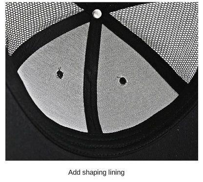 Oversize Trucker-kasket med store masker til mænd med stort hoved – XXL-baseballkasket – åndbar „Dad Hat“ – 58–60 cm, 60–65 cm