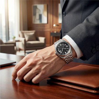 Custom Pilot Watch NH35 Automatic Mechanical Men Watch Sapphire Crystal Luminous 100M Water Resistant Cushion Case Dive Watch