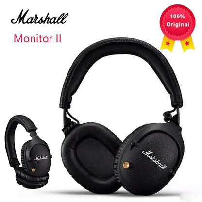 Marshall MONITOR II A.N.C. Wireless Noise Cancelling Headphones – Premium Bluetooth Over-Ear Headset with Deep Bass, Microphone & Gaming Audio