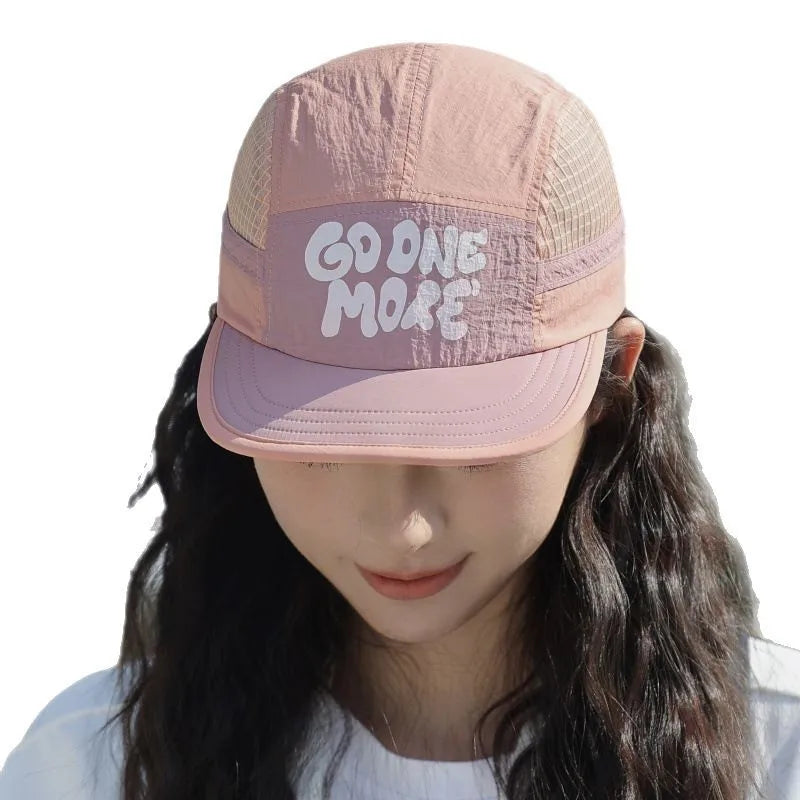 Summer Lightweight Quick Drying Running Caps Breathable Baseball Hat Outdoor Sports Hiking Caps Women Fashion Casual Hip-hop Hat