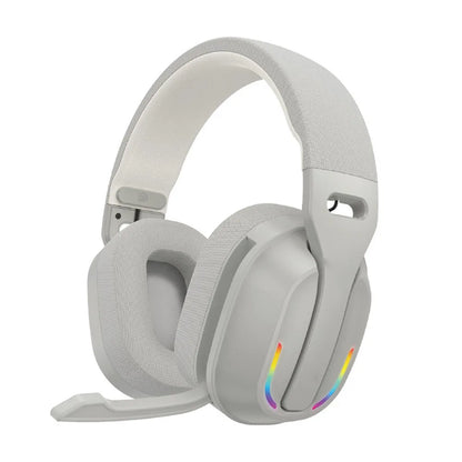 B500 RGB Wireless Gaming Headset Bluetooth 5.4 Noise Cancelling Headphones with Mic, 60H Playtime, HD Stereo Sound for PC, Mobile & Console Gaming