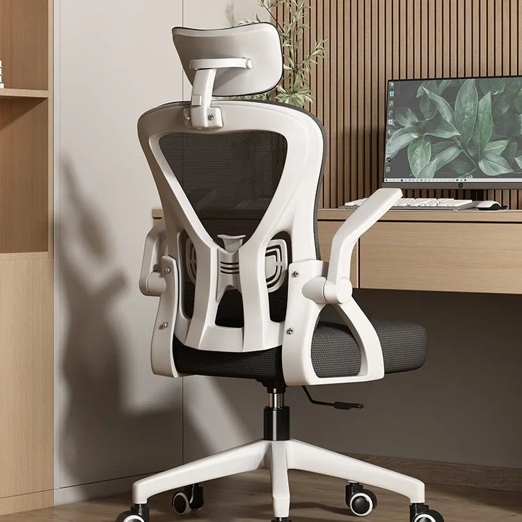 Ergonomiczne krzesło komputerowe do domowego biura, wygodne siedzisko dla ucznia do długotrwałego siedzenia w sypialni, z funkcją odchylania