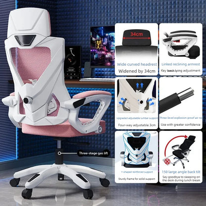 Recliner Office Chair Luxury Comfortable Armchair Ergonomic Office Chair Gaming Swivel Office Chair Home Furniture