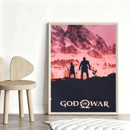 Mythic G-God of War RagnarokS Poster Stylish Art Poster Wall Decor for Living Room Bedroom Office Hotel Home Interior