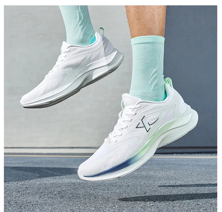 XTEP Running Shoes Men's 2025 Summer Mesh Breathable Comfortable Wear-Resistant Sports Shoes Commuting Casual Shoes 875319110025