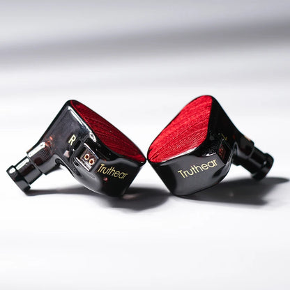 TRUTHEAR x Crinacle ZERO:RED Auriculares intrauditivos audiófilos con cable, doble driver dinámico, 0.78 2Pin HiFi
