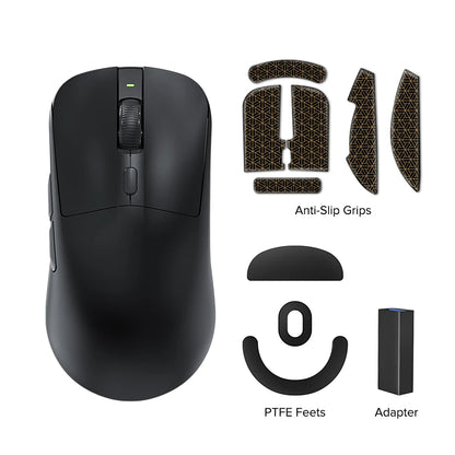 KYSONA M617 Wireless Gaming Mouse Tri-Mode Bluetooth 2.4G & Wired, PAW3395 Sensor, 26K DPI, 8000Hz Polling Rate, 59g Lightweight Rechargeable Gaming Mouse