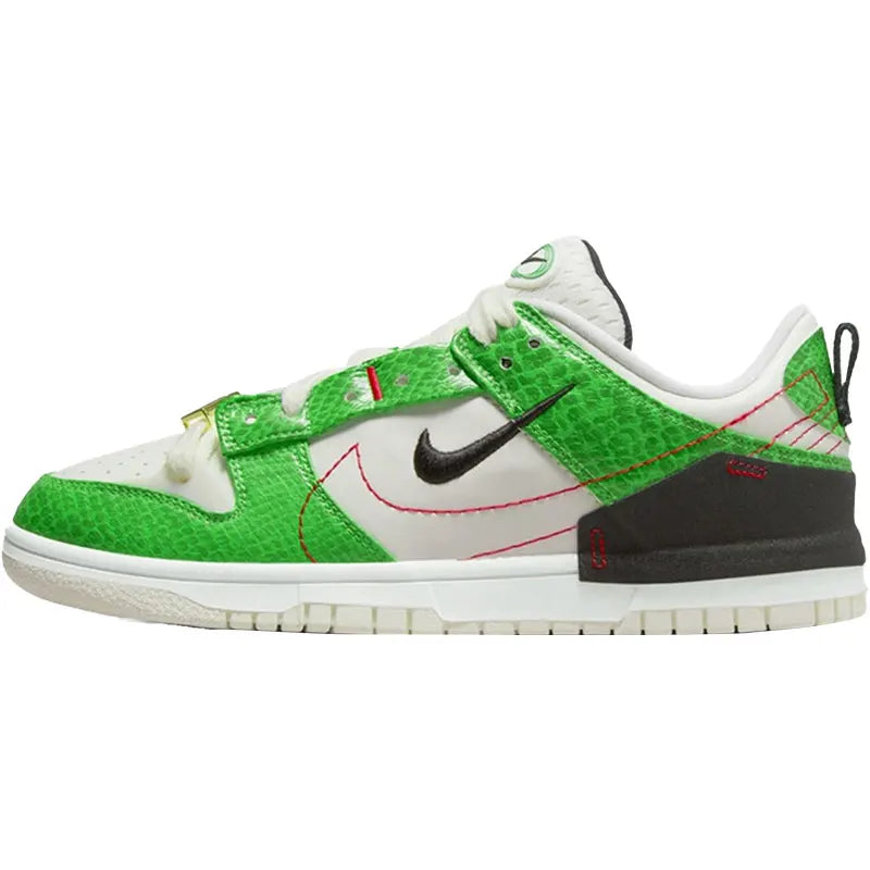 Nike originele Dunk Disrupt2 unisex retro sneakers met slangenprint, laag model, DV1491-101