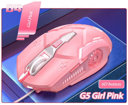 UTHAI G5 Wired Gaming Mouse 3200 DPI RGB LED Gaming Mouse with 6 Programmable Buttons, USB Ergonomic Gaming Mouse for PC, Laptop & Esports