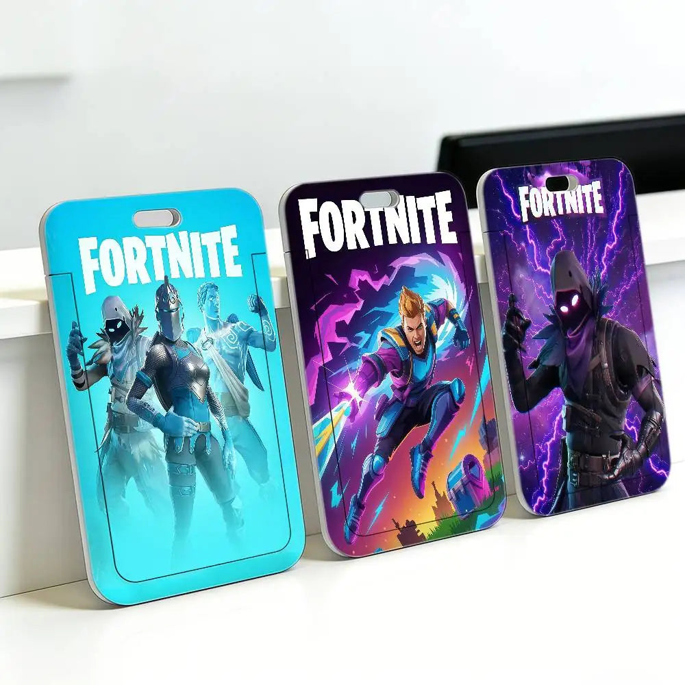 Hot Game F-FORTNITE Strap Lanyard Keychain ID Bus Card Cover Badge Holder Pass Hang Rope Lariat Gifts Keys Accessories