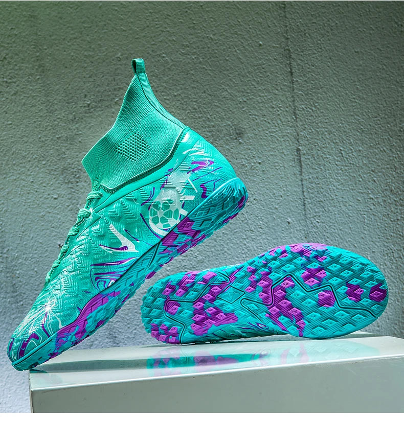 Men Professional Football Shoes Society Cleats Soccer Shoes Original Indoor Football Field Boots Grass Training TF/FG Sneakers