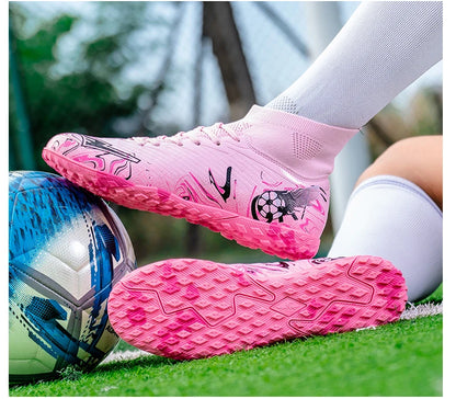 New Men Professional Soccer Shoes Non-slip Football Boots Unisex Breathable Futsal Sports New Cleats Drop Shipping Ultralight