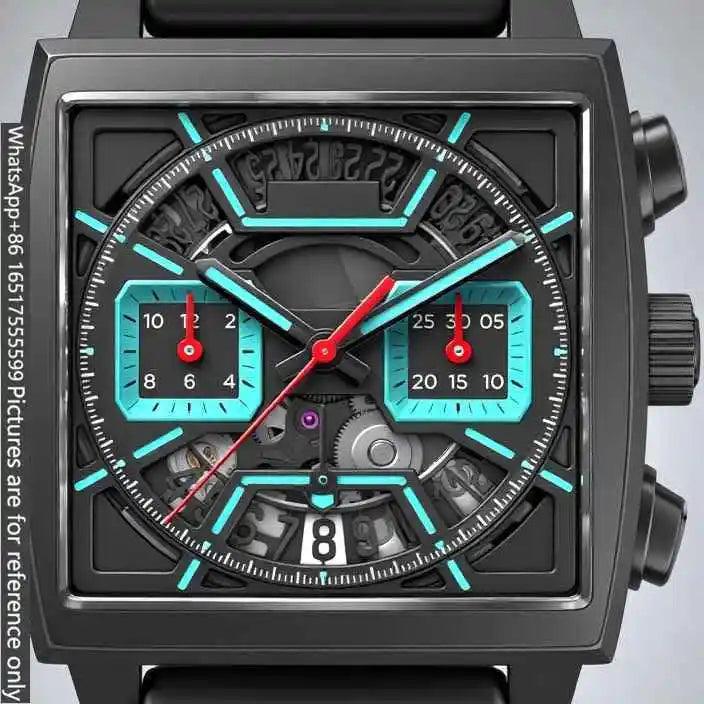 40mm Men Luxury Watch in 904L Steel Quartz Movement Exquisite Heritage e-t