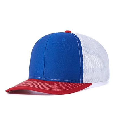 Cappellino da baseball classico in rete traspirante per donne, cappellino casual da camionista traspirante, cappellino unisex regolabile con chiusura a scatto, cappellino sportivo e dinamico da papà