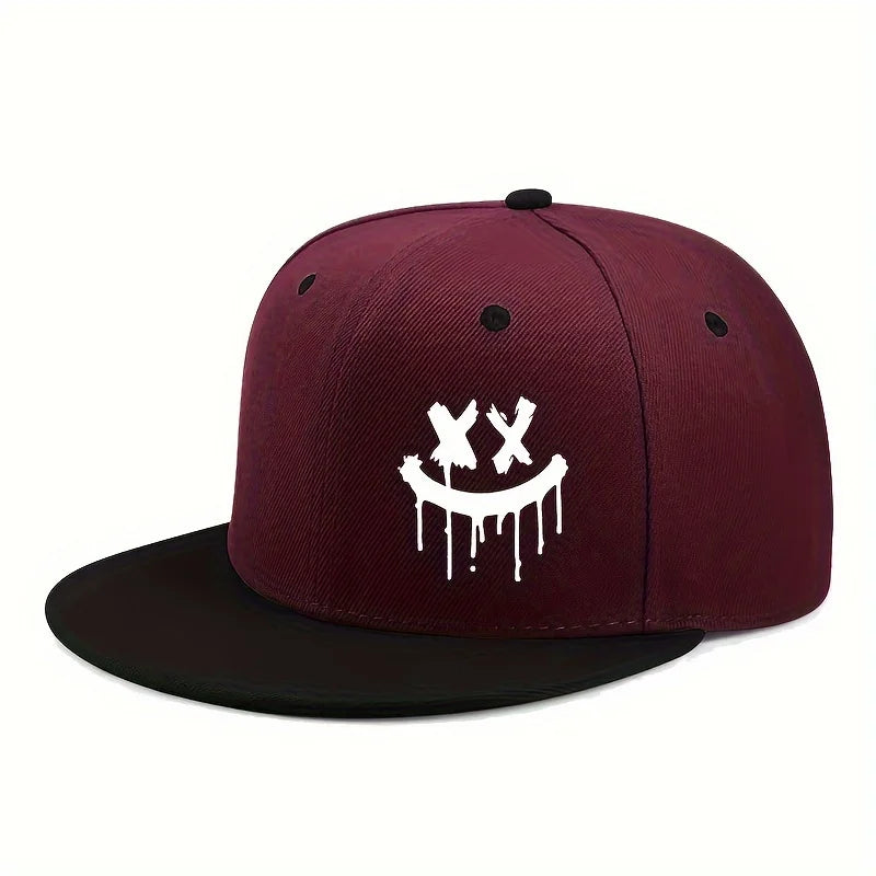 Halloween-inspireret udendørsbegivenhed: Lastbilchauffør-kasket, flad, justerbar skygge, baseballkasket, unisex, hiphop-kasket, moderigtigt hovedbeklædning