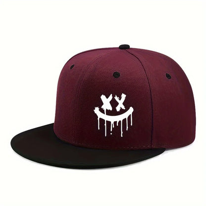 Halloween-inspireret udendørsbegivenhed: Lastbilchauffør-kasket, flad, justerbar skygge, baseballkasket, unisex, hiphop-kasket, moderigtigt hovedbeklædning