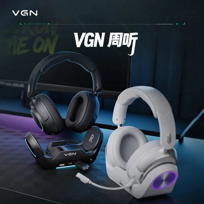 VGN Zhou Series Pro Max Over-Ear Gaming Headset, Delta Game Noise-Canceling, Four-Mode Wireless PC Bluetooth Headset