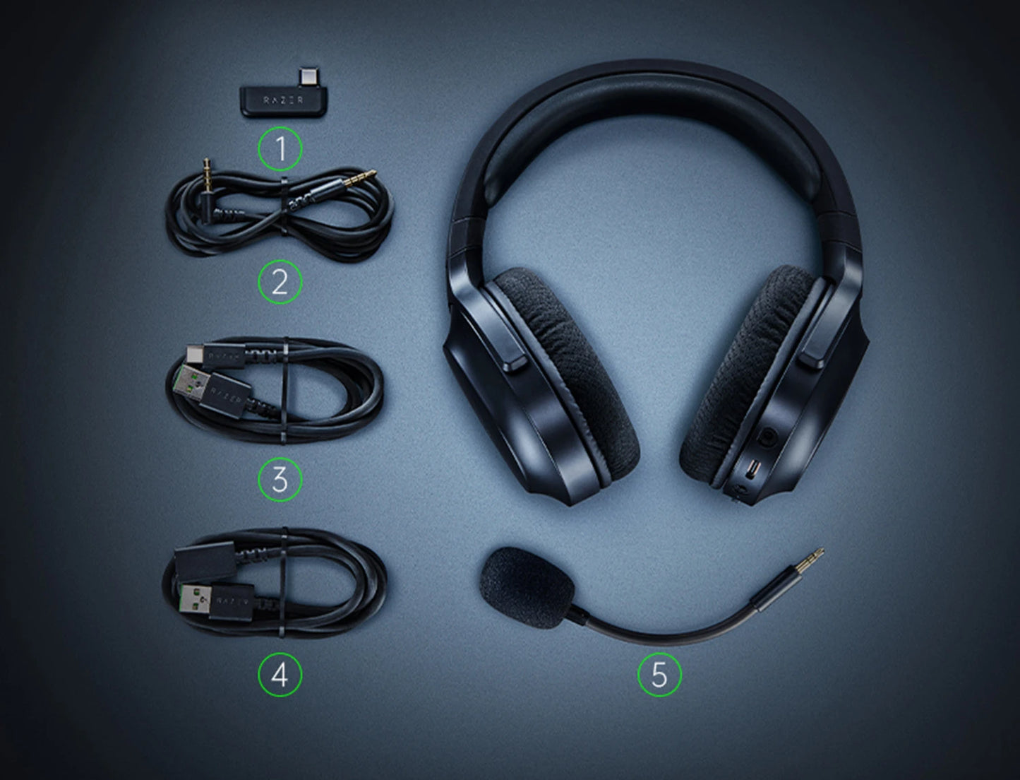 Razer Barracuda X Wireless Gaming Mobile Headset 2022 Model  2.4GHz Wireless + Bluetooth - Lightweight 250g - 40mm Drivers