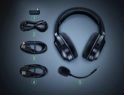 Razer Barracuda X Wireless Gaming Mobile Headset 2022 Model  2.4GHz Wireless + Bluetooth - Lightweight 250g - 40mm Drivers