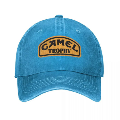 Camel Trophy Classic Logo Unisex Style Baseball Caps Distressed Washed Caps Hat Vintage Outdoor Activities Snapback Cap